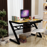包邮电脑桌台式家用简约现代简易钢化玻璃桌办公桌书桌实木桌子