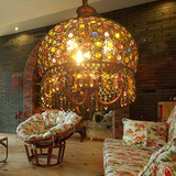 波西米亚美式乡村东南亚地中海风格灯饰灯具卧室客厅餐厅水晶吊灯