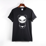 16夏权志龙同款hi panda经典熊猫短袖T恤男女情侣款 配全套手袋
