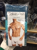 美国代购直邮 Calvin Klein/CK男士全棉平角内裤 三条 CK平角内裤
