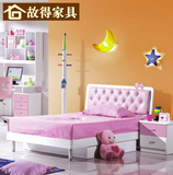 韩式新品儿童床1.2米男孩女孩公主床简约软靠床套房组合特价包邮