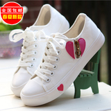 韩版新款春鞋牛筋底系带拉链低帮女帆布鞋子春季学生鞋板鞋白球鞋
