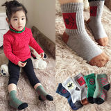 特价厂家批发促销超级保暖冬季儿童线袜童袜男童女童短袜加厚袜子