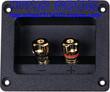 2位音箱接线盒PN-801-2型 发烧豪华版 (铜镀真金 接线柱)  单只价