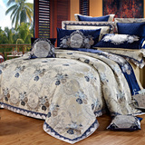 VeraLu欧式高档十件套提花多件套床上用品酒店别墅样板房间床品