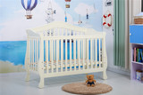 现货 换成国内品牌 出口欧洲婴儿实木床 童床 赠送1片护栏 1.2米