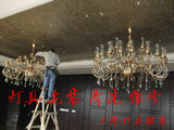 北京灯具安装上门服务水晶灯欧式吸顶灯吊灯LED筒灯射灯清洗维修