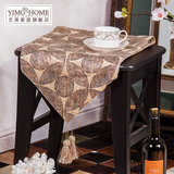 新品 欧式家居桃纹绒布艺家纺桌旗 样板间软装餐桌茶几装饰摆设