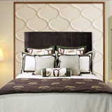 MEIGO布艺 美式森林纯棉印花床上用品十件套 样板房家居床品套件