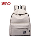 SPAO正品代购 韩国中学生纯色皮包双肩包书包学院风书包专柜包邮