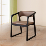 北欧餐椅 实木现代简约宜家皮椅组合咖啡椅 小户型餐厅餐桌椅套装
