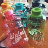 包邮原宿ulzzang创意水瓶饮水机水桶塑料水杯 学生运动便携随手杯