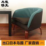 出口日本日式小户型宜家风布艺沙发咖啡挺卧室创意单人沙发地板椅