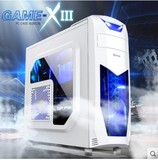 御轩X3 侧板透明台式电脑diy主机箱 游戏防尘ATX黑白色