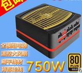 Tt电源 TPG 750W 全模组金牌 温控14cm风扇 台式电脑游戏电源