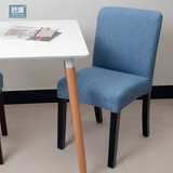 现代简约实木西餐椅酒店餐桌椅欧式实木椅子北欧时尚咖啡厅靠背椅