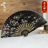 3把送1把】日式折扇中国风女式扇子绢扇樱花和风工艺古风折叠小扇