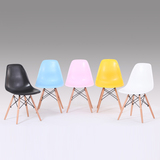 现代创意休闲塑料餐椅简约靠背椅电脑办公椅会议洽谈椅伊姆斯椅子