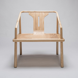 小嵩集市 设计师原创 电脑办公实木椅子带扶手餐椅靠背休闲椅子