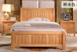 杭州特价包邮 中式橡木床/高档实木床 1.5 1.8米/单双人床/木板床