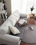 韩国代购正品 沙发垫 欧式简约纯色夏季纯棉防滑垫夏凉坐垫 灰色