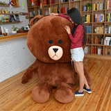 韩国LINE friends布朗熊毛绒玩具公仔2m超大号玩偶抱抱熊2.5米