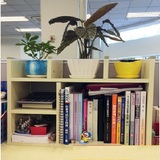 电脑桌上书架创意简易小书架桌面置物架学生书架办公桌收纳架