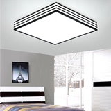 LED吸顶灯长方形客厅灯具大气亚克力圆形灯简约房间灯卧室灯