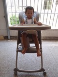 外贸原单出口 BB餐椅 儿童6个月至5岁带轮子滑行餐椅可拆洗多用途