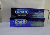 2支包邮 港版欧乐B/Oral-B 3D双效炫白牙膏 清新薄荷 强劲薄荷