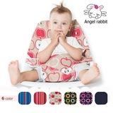 AngelRabbit多功能婴儿就餐腰带 便携式餐椅背带 宝宝BB安全护带
