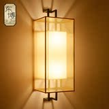 新中式壁灯 现代简约卧室床头灯客厅装饰灯具工程户外过道led壁灯