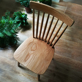 白橡木全实木餐椅简约现代宜家休闲靠背椅子日式咖啡厅温莎椅特价