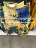 H&M HM女装专柜正品折扣代购 5月 油画扎染印花A字蓬蓬半身裙