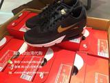 阿小白台湾 Nike/耐克 AIR MAX90 大童运动鞋黑金配色 833486-004