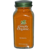 现货美国原装Simply Organic Turmeric 有机黄姜粉 姜黄粉调料67g