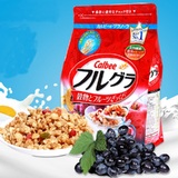 现货 日本零食品Calbee卡乐比水果谷物即食麦片800克袋装三包包邮