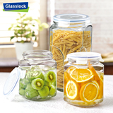 韩国glasslock玻璃密封罐大号收纳罐玻璃瓶厨房储物罐玻璃罐透明