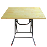 便携可折叠餐桌家用木质小方桌子简易吃饭桌正方形地摊摆摊木纹桌