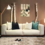 创意北欧布艺沙发韩式小户型双三人组合日式宜家布沙发可拆洗沙发