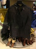 特价抢购雅莹专柜正品商场代购2015年春夏时尚黑色衬衫E15AC2350a