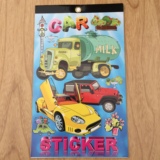 交通小汽车贴纸书儿童早教认知幼儿园小孩益智奖励宝宝玩具贴画本