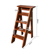 简易小梯子家用大踏板实木阁楼楼梯加厚单侧人字梯多功能登高梯凳