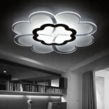逸品简约超薄亚克力花型客厅吸顶灯 创意现代卧室书房铁艺LED灯具