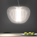 创意个性LED吧台苹果吊灯现代简约透明灯罩店铺温馨书房餐厅灯具