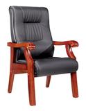 昆明办公家具厂家直销 高档实木会议椅 现代中式实木脚架办公椅