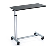 床上病人餐桌可升降电脑桌可移动学习桌床边桌医用不锈钢护理餐桌