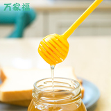 日本ECHO蜂蜜棒搅拌棒厨房小工具 塑料果酱棒咖啡奶茶长柄蜂蜜勺