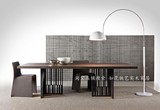 美式法式loft复古餐桌实木工作桌北欧书桌会议桌咖啡桌办公桌