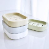 欧式简约沥水香皂盒 带盖手工皂盒创意时尚旅行卫生间浴室肥皂盒
